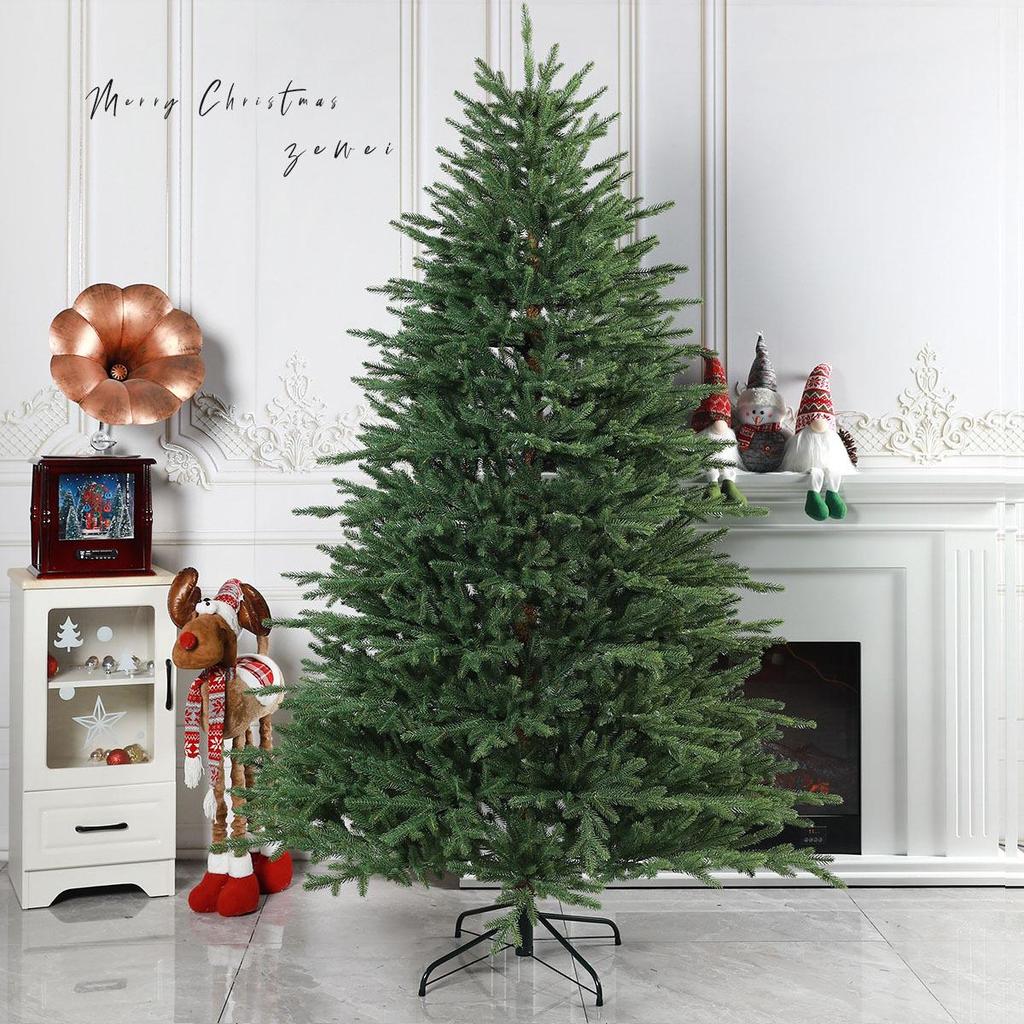 Luxurious Dense Artificial Christmas Tree with Lights - Secure, High-End Design Available Now