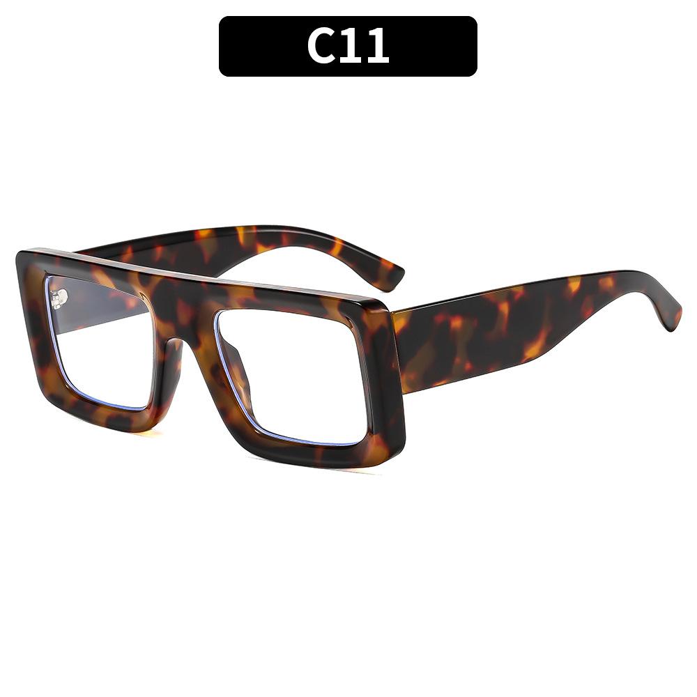 European And American New Square High-End Sunglasses Casual Versatile Outdoor Anti-Ultraviolet Sunglasses Internet Celebrity Sunglasses