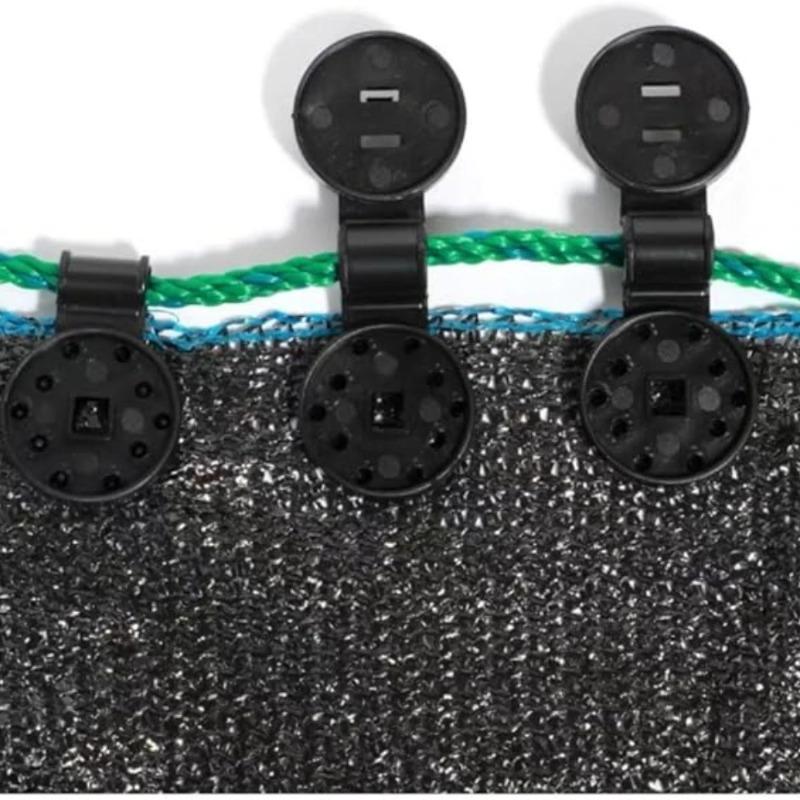 10-200 szt. Plastikowe Klipsy do Markizy Siatka Zacieniająca Outdoor Klips do Siatki Kempingowe Narzędzie Ogrodowe Klips Mocujący Siatkę Ogrodzeniową Hak do Markizy