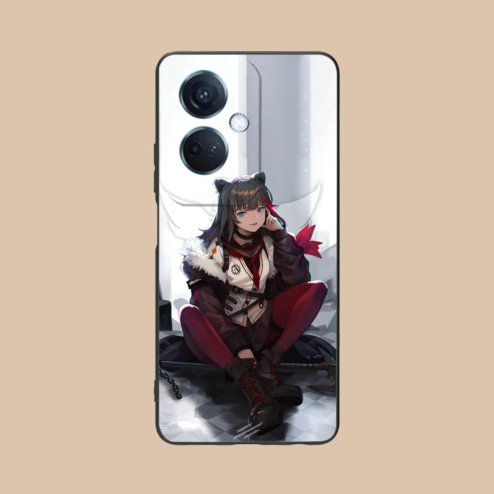 Arknights Zima Matte TPU Mobile Phone Case for OPPO Reno 14 13 12 11 10 9 8 7 6 5 F T Pro 5G Colorful Printing Cover