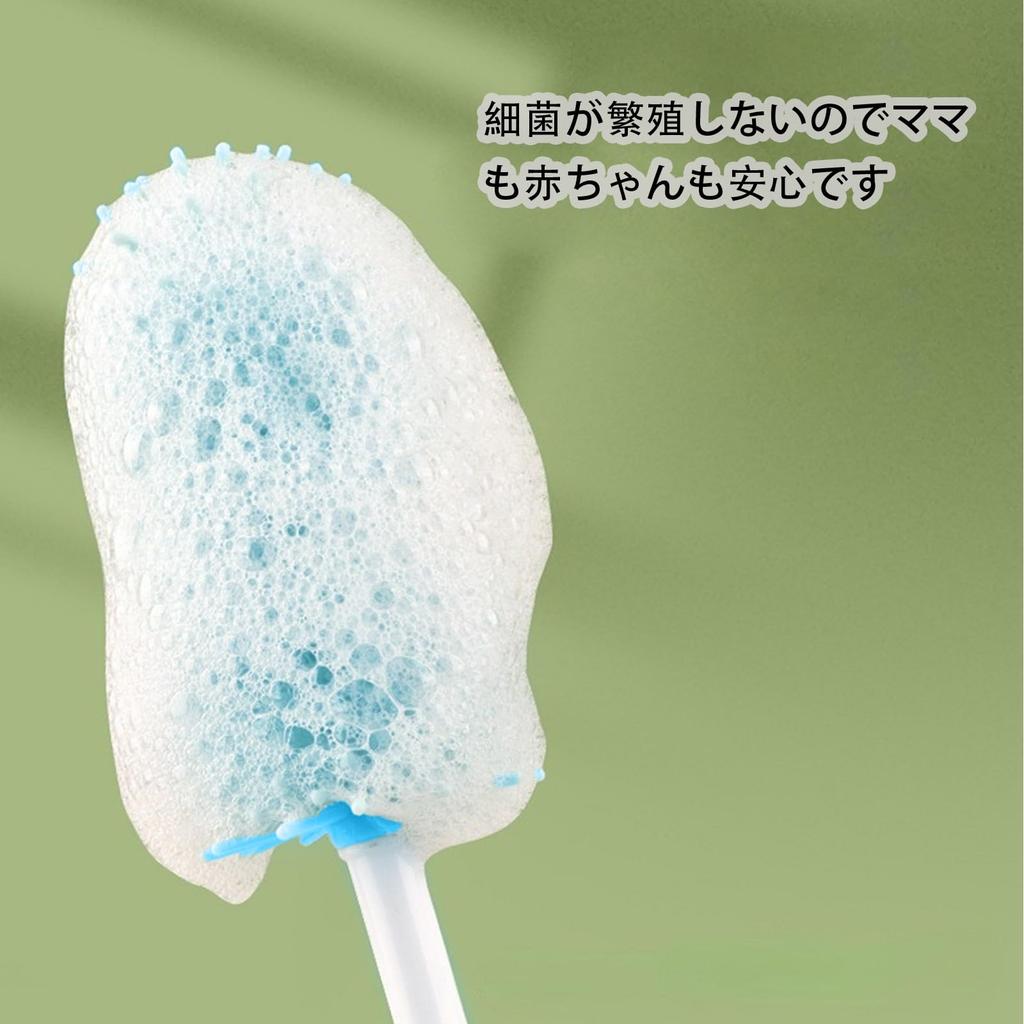 MAEXUS Bottle Brush [Set of 3] Silicone Baby Bottle Brush with 360-Degree Rotating Nipple Cleaner, Ideal for Cleaning Baby Bottles, Cups, Nipple