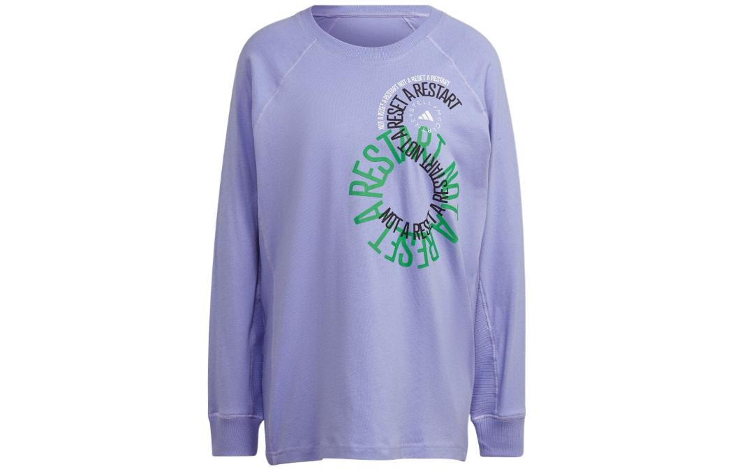 

Adidas T Shirts Unisex Purple Crew Neck Moderate Straight Fit IB5896 J/L