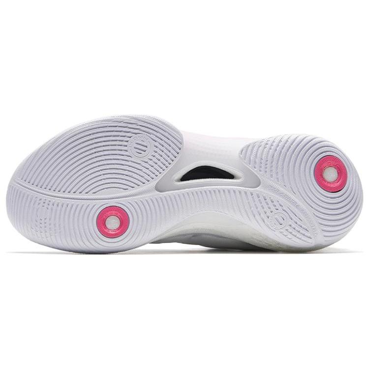 New Anta Skyline 1 Low Anti Slip Wear Resistant Low Top Basketball Shoes Men's Bright Pink 112331107-2
