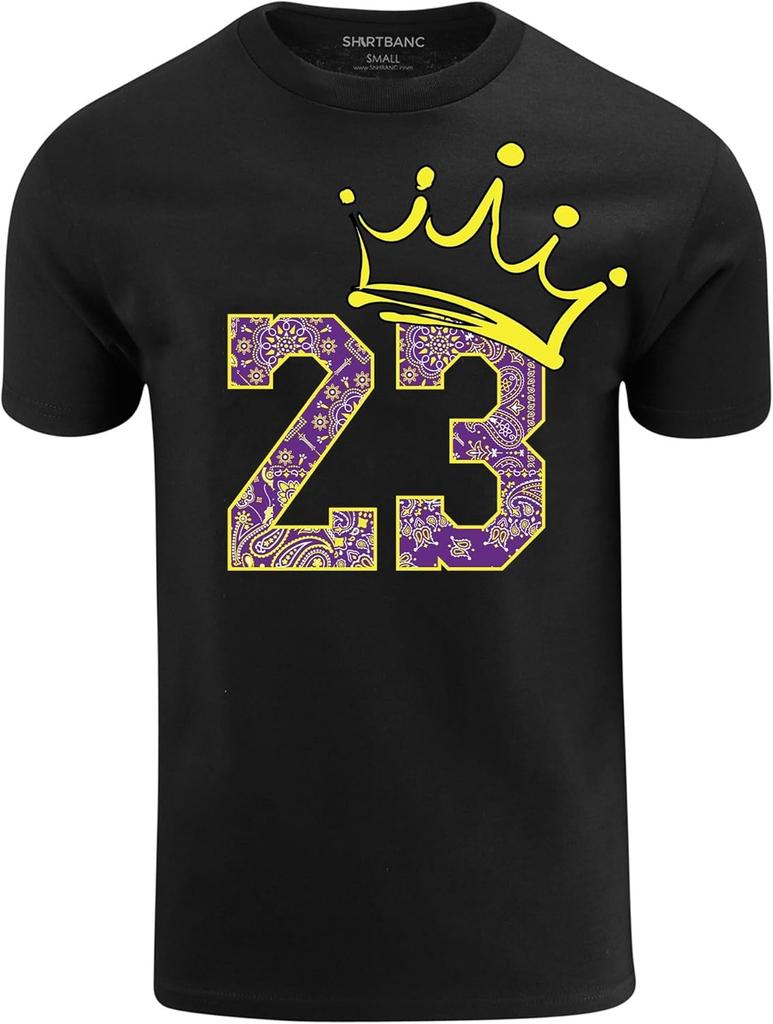 ShirtBANC King Paisley Bandana Shirt Los Angeles Chicago Oakland Basketball Icon