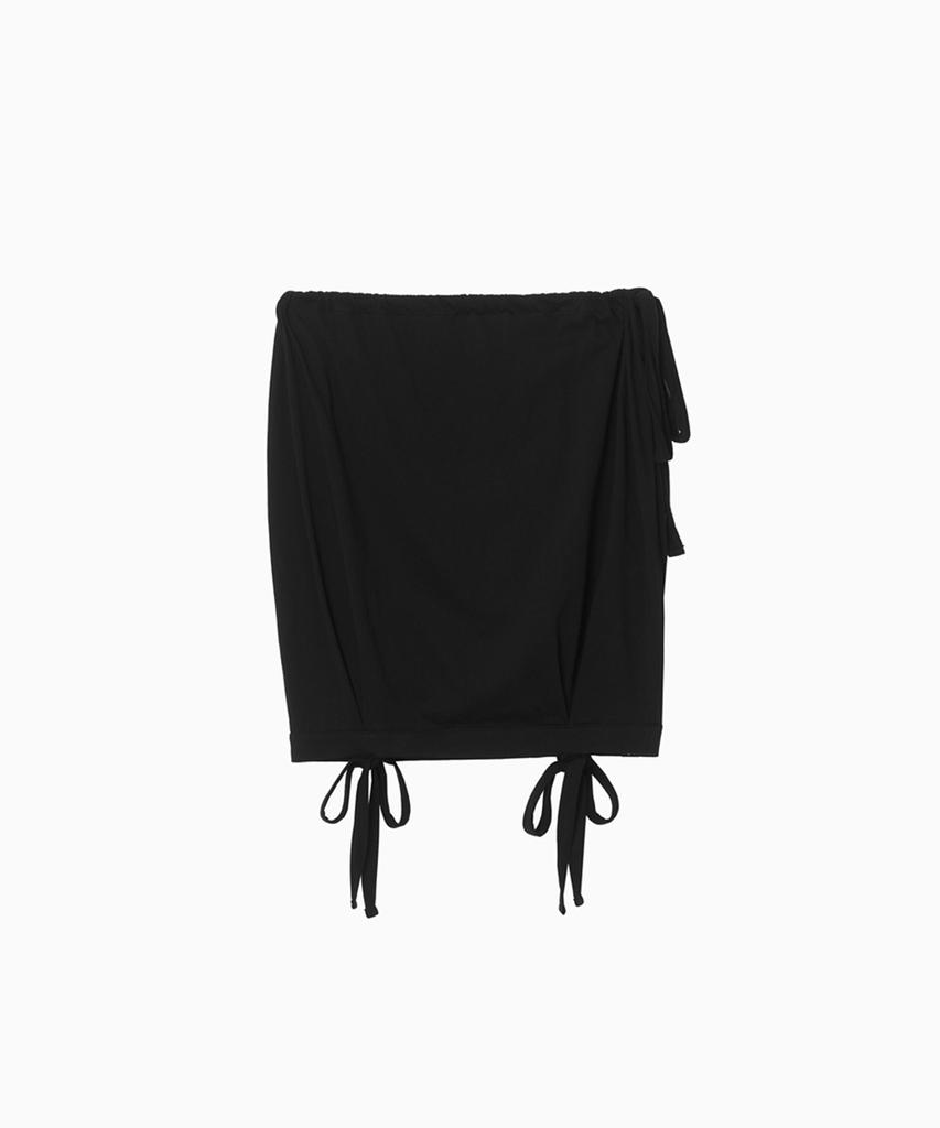 Ohesio Two-Way Shirring Sleeveless, Black