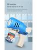 Electric Gatling Bubble Gun Toy - Automatic Bubble Blower with Camera for Kids
