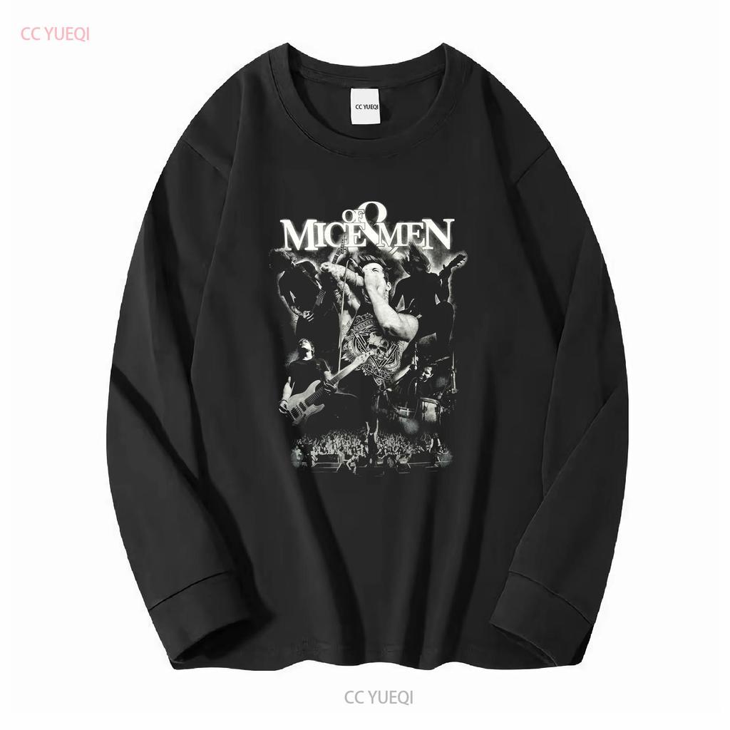 Of Mice Men Band T Shirt Small Hardcore Metal Black Vintage Washed Unisex Stylish Versatile Soft Top For Everyday Wear Graphic