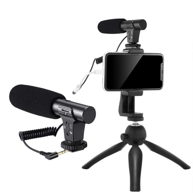 High Sensitivity Camera Microphones For Professional Video Recording Interviews Vlogging For DSLR Devices