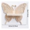 Butterfly Shaped wall Display Shelf Creative Design Wooden Easy Assembly House