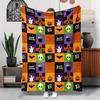 1pc Halloween Pumpkin Ghost Pattern Flannel Blanket, a Gift Blanket for Family And Friends, Suitable for Nap, As a Throw Blanket, Sofa Blanket, And Mu