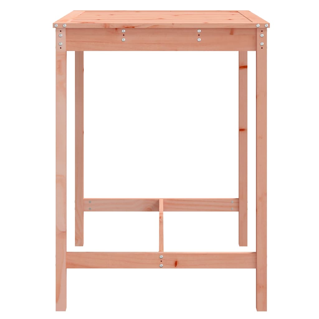 Garden Table 82.5 x 82.5 x 110 cm Solid Douglas Fir Wood