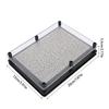 Silver Handprint Toy Metal Three Dimensional Toy Needle Toy  Office Desk Decoration