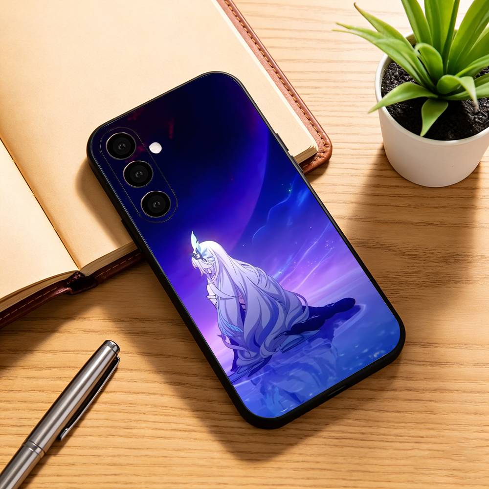 

S-Skirk Impact Genshin Phone Case For Samsung Galaxy A73,A72,A71,A70,A53,A52,A51,Soft Silicone Black Cover Samsung a21