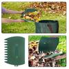 2 Pairs Leaf Scoops Hand Rakes Large Plastic Leaves Grabber Claws Yard Scoops for Picking Up Leaves Grass Lawn Clippings Twigs Debris