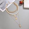 Jewelry Vintage Coin Necklace Sweater Chain Female Personality Temperament Multi-layer Necklace