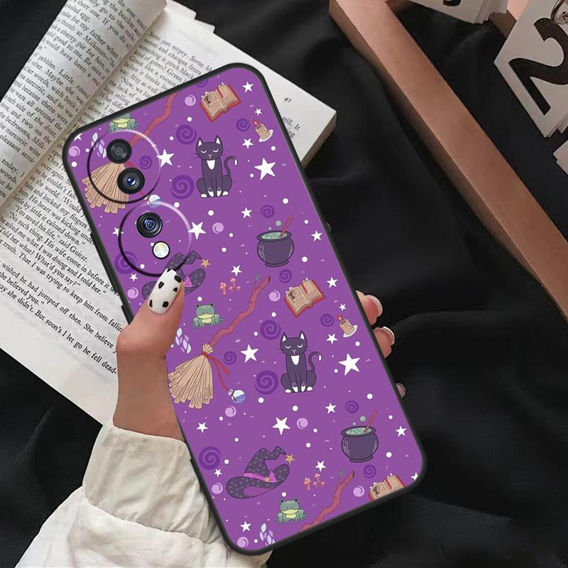 Witch Frog For Honor Magic 5 6 7 8 Pro Case For Honor 200 400 70 90 Lite X8c X8b X9a X9b X9c X9d Win RT