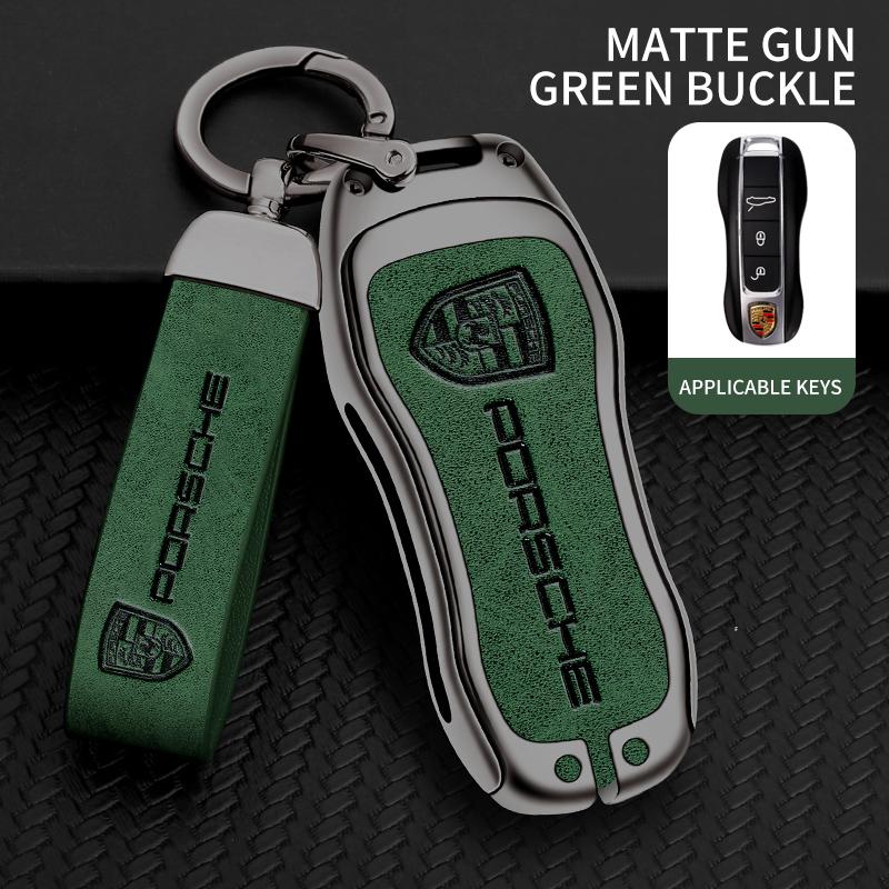 Zinc Alloy Car Remote Key Cover Case Shell Protector Bag For Porsche Panamera Carman Macann Bobst Cayenne 911 981 991 970 996 CVI1