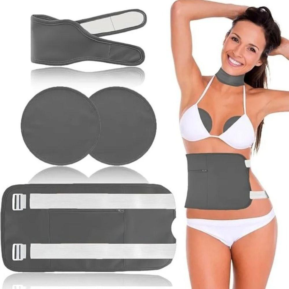 4PC Oil Resistant Waist Wrap Reusable Design Body Wrap Comfort Wear Waist Support Body Detox