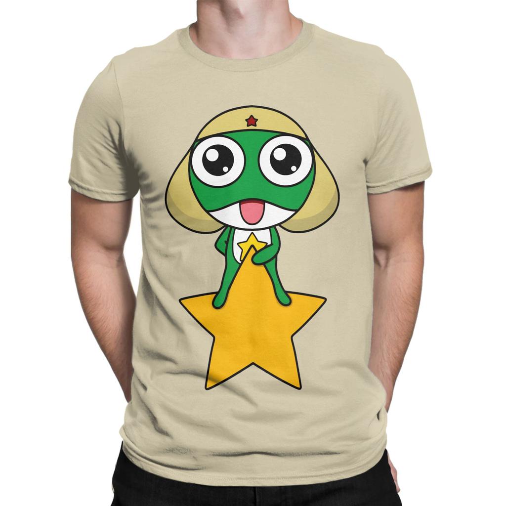 Awesome Symbol Of Sgt Frog Keroro TShirt for Men Women O Neck Cotton T Shirt  Short Sleeve Tees New Arrival Clothing