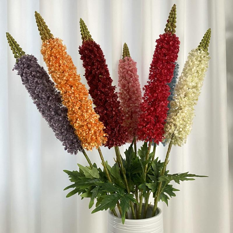 Floral Decoration Artificial Violet And Hyacinth Home Decor For Photography And Events