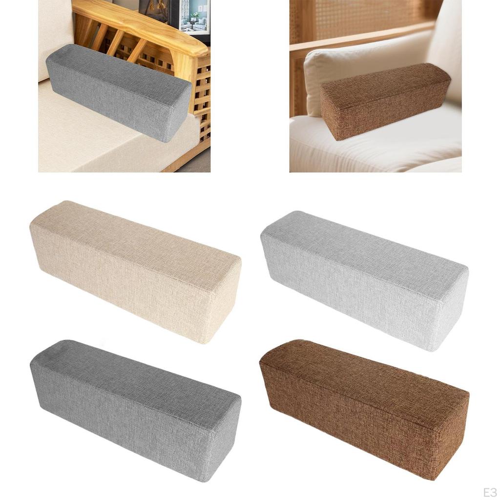Couch Arm Rest Pillow Armrest Practical Removable Washable Pillowcase Cushion, Elbow Support