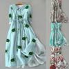 Women's Fashion Summer Spring 3/4 Sleeve Casual Dresses