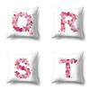 Polyester Kissenbezug Heim Auto Dekoration Druck Kissenbezug 26 Englische Buchstaben Kissenbezug
