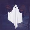Halloween Hanging Ghost Outdoor Decoration, Cute Flying White Ghost for Front Yard, Porch, Patio, Lawn, Garden, Tree, Halloween Party Decor