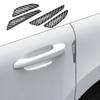 AAJE1 4pcs Car Door Edge Anti-collision Sticker Carbon Fiber Pattern Auto Body Protective Strip For RDESIGN XC60 XC80 V40 V60