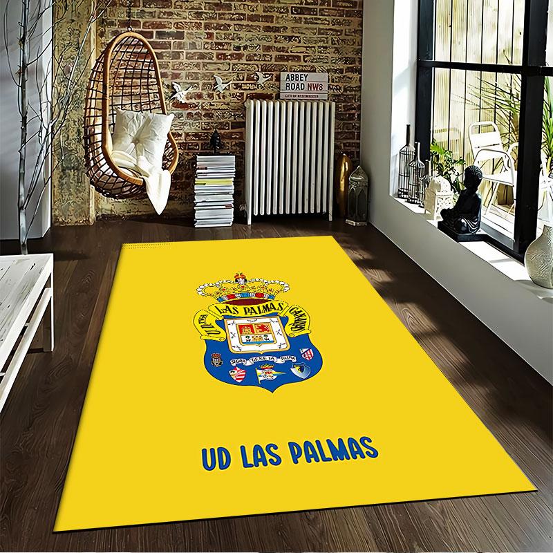 Yellow Carpet with UD Las Palmas Logo suitable as a non-slip mat for the living room or bedroom sofa