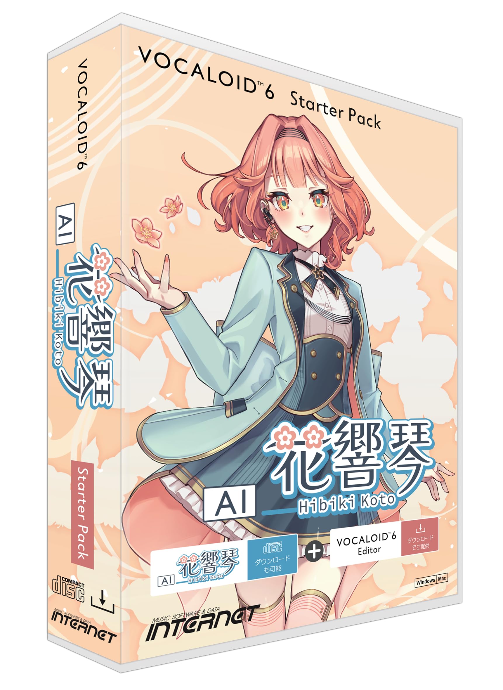 Стартовый пакет VOCALOID6 AI Хибики Кото