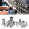 200Pcs Stainless Steel Mixed M3 M4 M5 M6 Rivet Nut Insert Nuts Kit Hardware Accessory