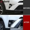 For Toyota RAV4 RAV 4 2016 2017 2018 Chrome Car Front Fog Light Lamp Cover Trim Head Foglight Foglamp Bezel Trims Accessories
