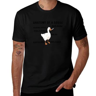 Anatomy Of A Goose TShirt Big and Tall Crew Neck Tee