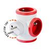 Bloc prise Triplite 3x16A rotatif - WATT&amp;CO - Rouge