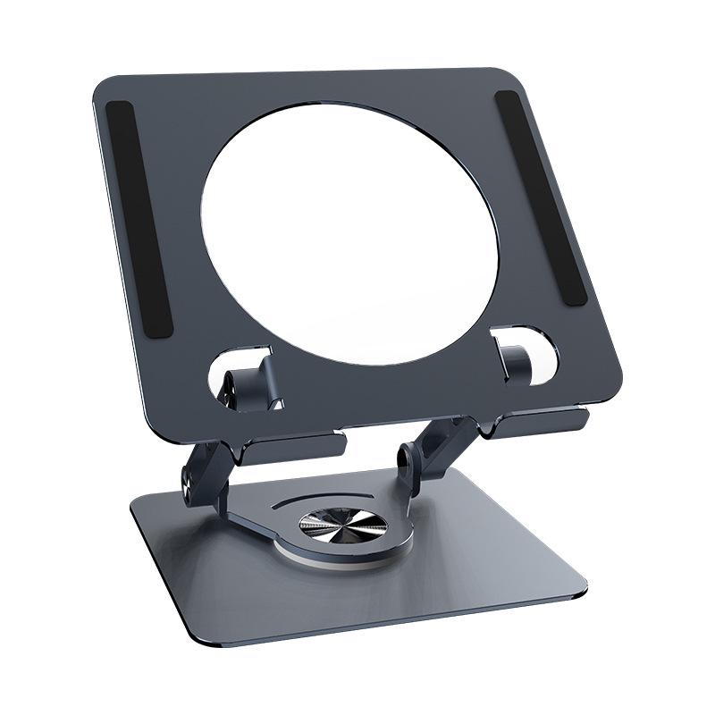 „Um 360° drehbarer, klappbarer Tablet-Ständer aus Metall für das iPad – tragbar und cool“