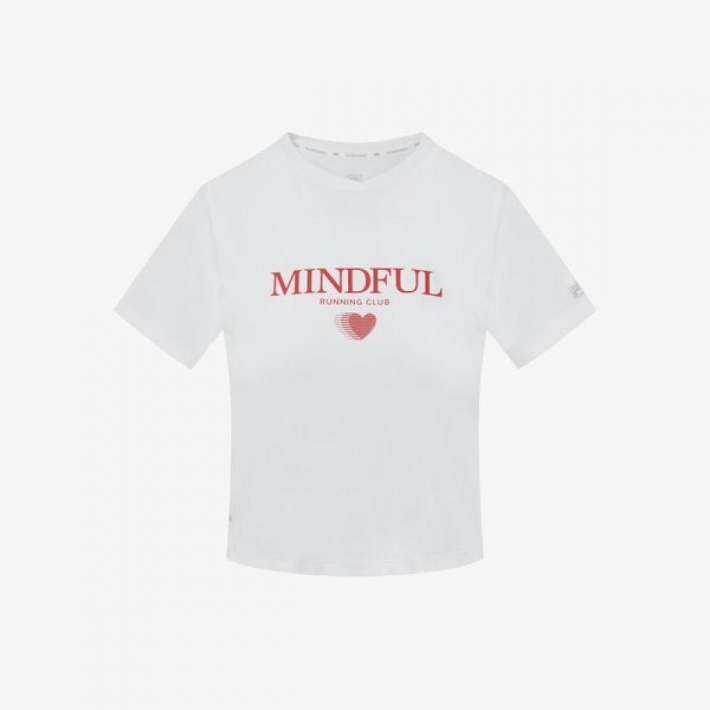 Fila Crop Tee Cooling Pcm Print OFFWHITE/W80
