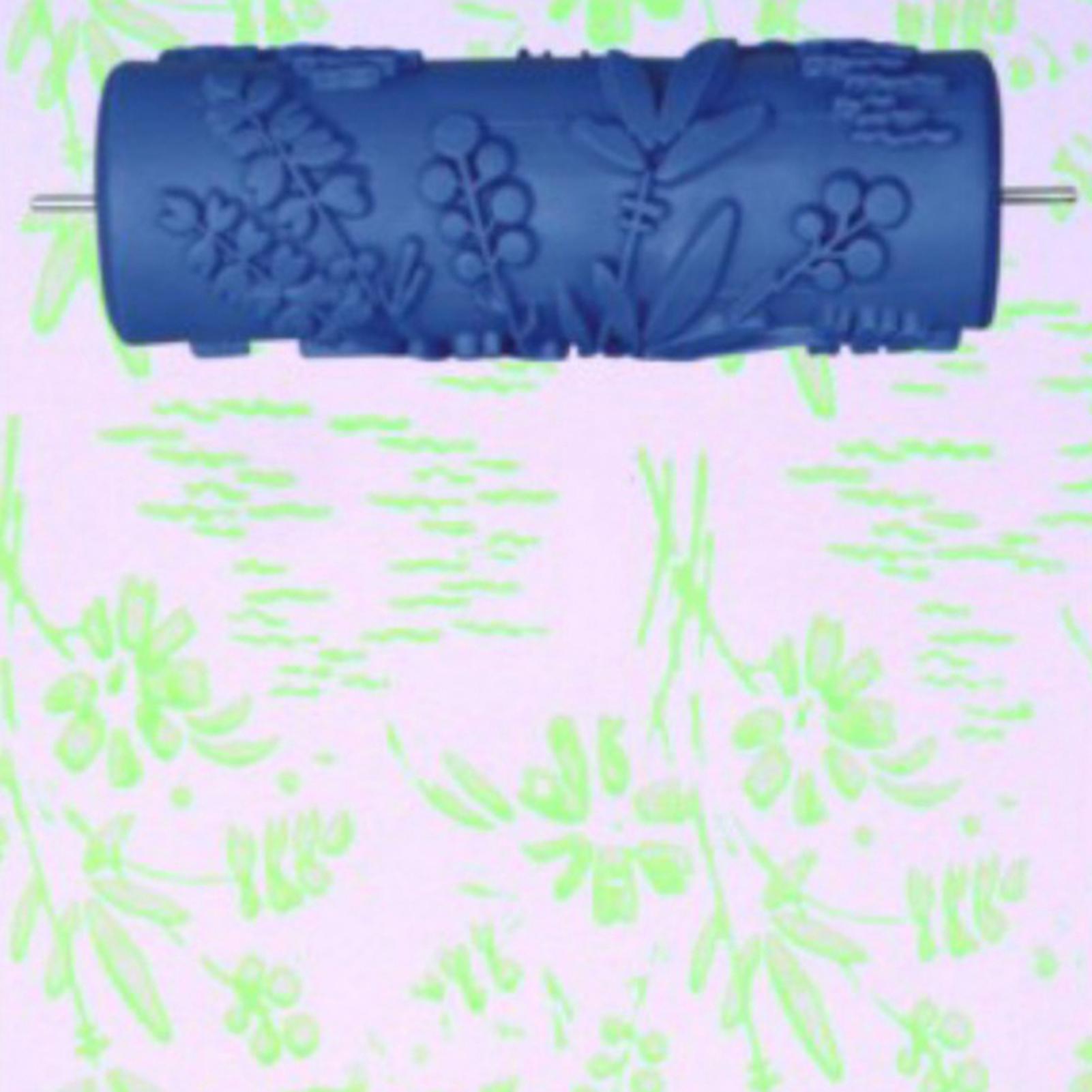 Grainage du Bois  Peinture Murale  Outil Décoration Bricolage  Rouleau Caoutchouc Art Mural   Mur Rouleau Caoutchouc   Peinture Papier Peint blue