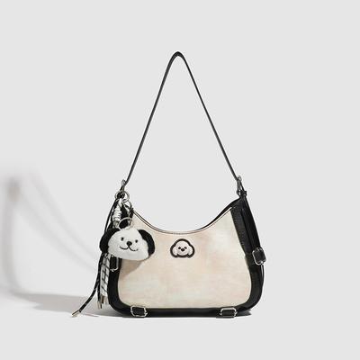 Niche Design Bread Track Tote Bag Women's Premium Single Shoulder Crossbody Underarm Bag