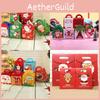 Caixa de Presente de Natal de Papel de Alta Qualidade Com Desenhos Adoráveis de Papai Noel e Renas