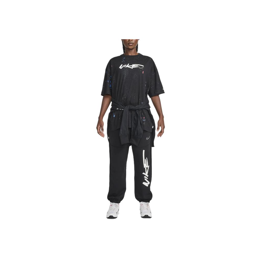 Nike Maglietta Oversize X Futura da Donna Breaking (Dimensionamento dell'Asia) Abbigliamento Streetwear da Donna Nera FZ0284010