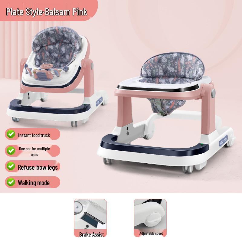 Rechargeable Remote-Controlled Baby Walker Car with Anti-Rollover Safety