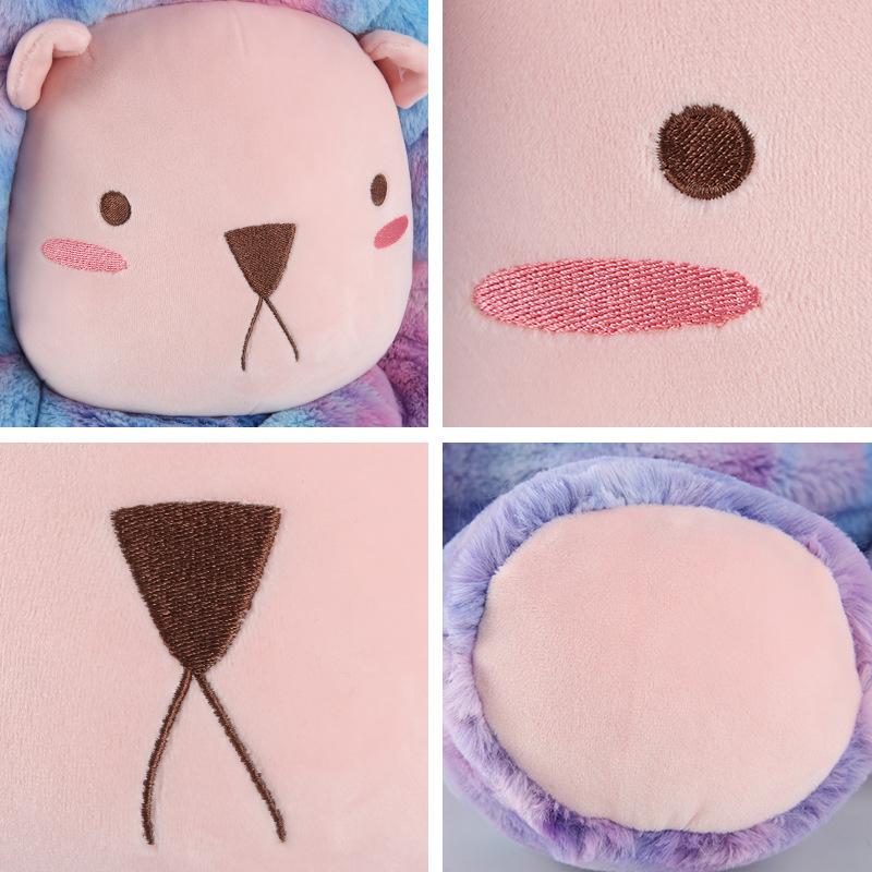 Stuffed Plush Animals Toys Soft Dolls Tie-dye Lion Children Gift Kawaii Baby Kids Hobbie Toys