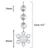 30-Piece DIY Acrylic Crystal Snowflake Ornaments for Christmas Trees and Weddings