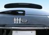 Basic Standard Moomin Emblem 3D Car Custom Stylish and Cute Hattifatteners Sticker, Decoration, Character,