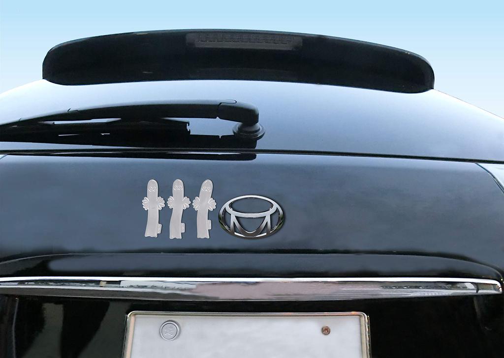 Basic Standard Moomin Emblem 3D Car Custom Stylish and Cute Hattifatteners Sticker, Decoration, Character,