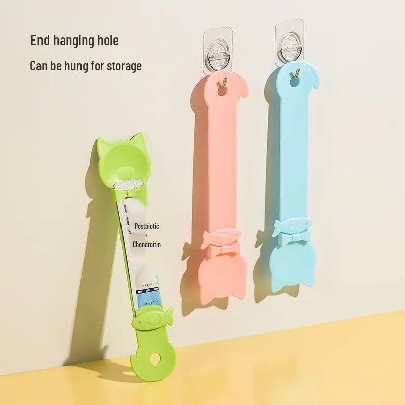 Anfängerangebot: Katzenstreifen-Futterspender & Quetschlöffel