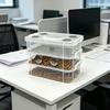 Box na červy Odolný proti zápachu Chovný box s čisticími nástroji Farma na moučné červy pro krmení zvířat Domácí Vzdělávání ve třídě Škola