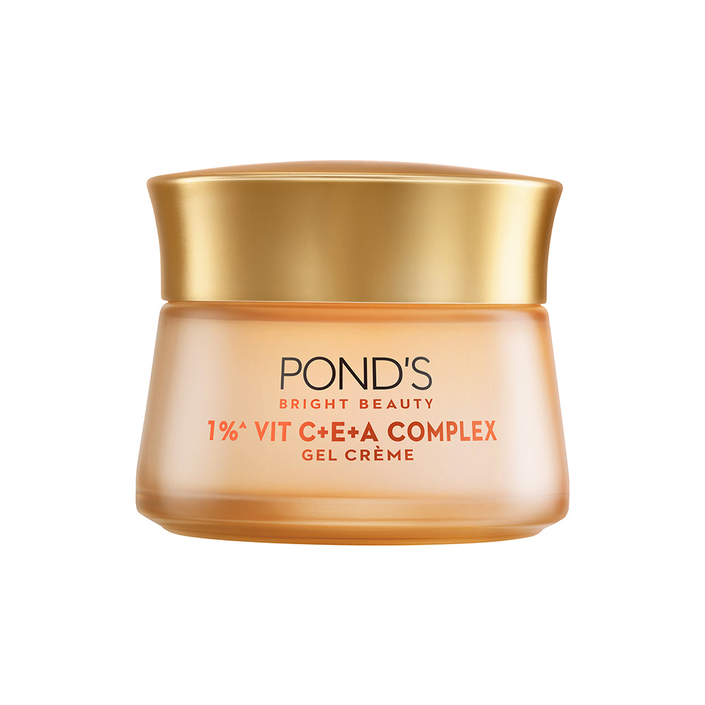 Pond's Bright Beauty Vitamin C E A Gel Cream 50g For Glowing Even-Toned Skin Fast Absorbing Hydrating Moisturizer