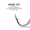 Loop with Hole, Crooked Mouth Hook, Barbed Fish Hook, Loose Cuttlefish Single Hook, Eagle Beak, Curved Handle Hook
